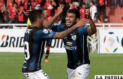 El festejo del equipo ecuatoriano /ELTIEMPO.COM.EC