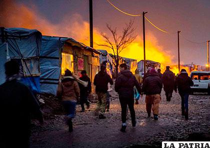 Se registraron varios incidentes en el campo de refugiados de Calais /heraldo.es