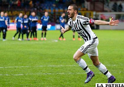 Leonardo Bonucci le dio la clasificación al Juventus