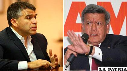 Julio Guzmán (izq.) y César Acuña (der.) podrían quedar fuera de la carrera electoral en Perú /entornointeligente.com