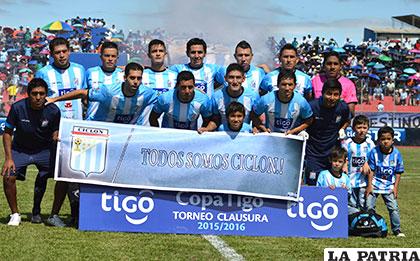 El plantel de Ciclón esperanzado en vencer en Warnes /APG