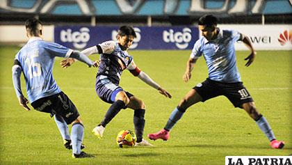 Venció Bolívar 1-0 la última vez que jugaron en La Paz el 09/09/2015 /APG