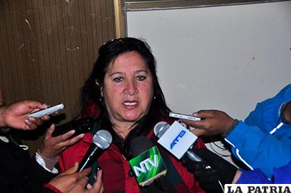 La secretaria de Desarrollo Humano del GAMO, Gloria Romano