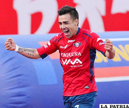 Marcelo Bergese fue autor del único gol del partido /APG