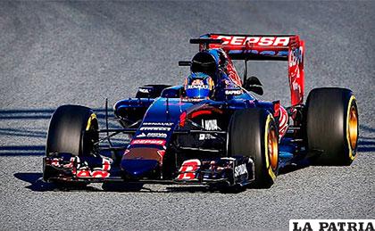 Sebastián Vettel durante los test de pretemporada