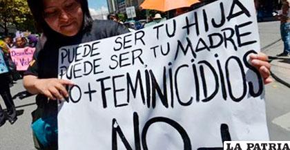 Continúan casos de feminicidio en Bolivia