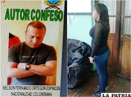 La mujer aprehendida (der) está relacionada a un caso de robo. Ahora acompañará a su cómplice (izq) en la cárcel