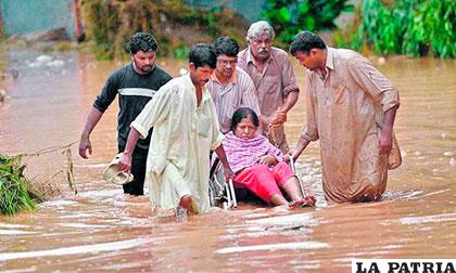 Fuertes lluvias en Pakistán ya cobraron la vida de 18 personas en los recientes días /twimg.com