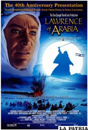 Cartel del filme Lawrence de Arabia