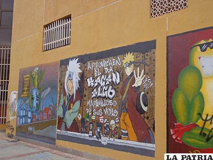 Grafitis de la Casa Municipal de Cultura