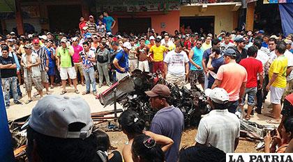 La avioneta protagonista del accidente es una Cessna 206, de color blanco y naranja combinado /APG