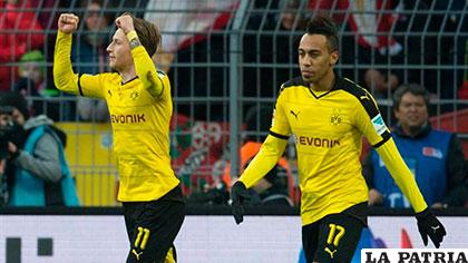 Marco Reus anotó el primero de Dortmund
