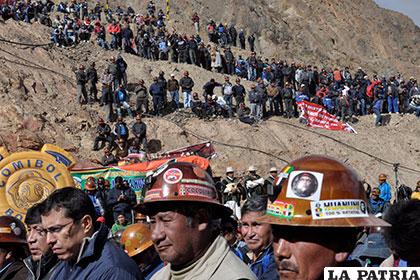 Huanuni requiere 20 millones de dólares para pagar deudas y otros /Archivo