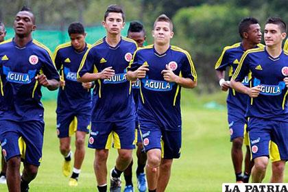 Los colombianos entrenan en Bogotá pensando en Bolivia /APG