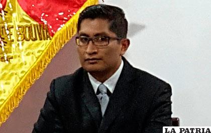 Edwin Blanco, nuevo fiscal departamental de La Paz