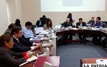 Miembros de la comisión mixta que investiga el caso CAMC /ANF