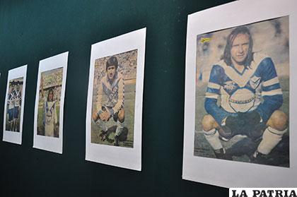 Fotografía de jugadores destacados son parte de la exposición