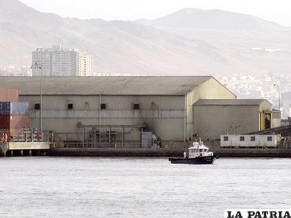 Puerto de Antofagasta donde se inició la toma del territorio boliviano