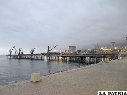 El antiguo puerto de Antofagasta, donde el 14 de febrero de 1879 desembarcaron tropas chilenas