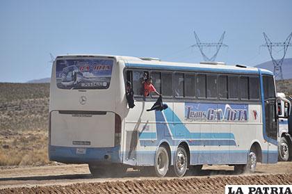 Están prohibidas las excursiones que con anterioridad se realizaban en buses e incluso camiones