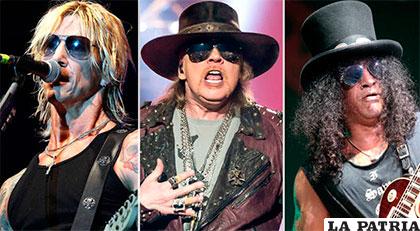 Duff McKagan, Axl Rose y Slash,  juntos nuevamente