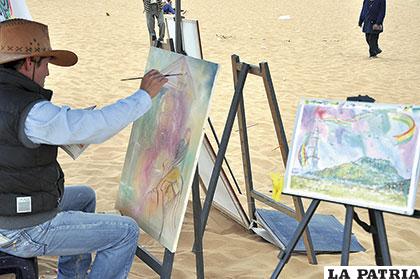 A través de la pintura también se retrató la imagen de Jesús