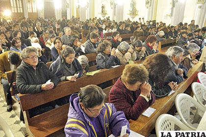 Los creyentes demostraron su fe a Cristo y a su Iglesia