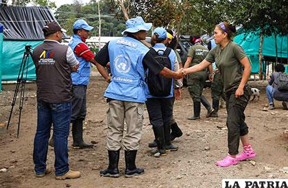 Las FARC y la Misión de la ONU en Colombia