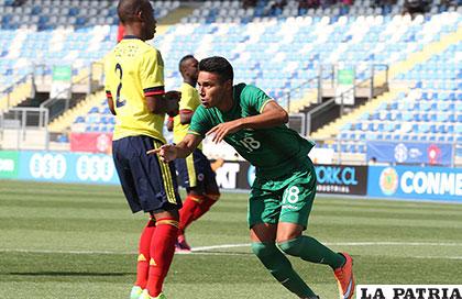 Melgar fue autor del primer gol para el cuadro boliviano /conmebol.com