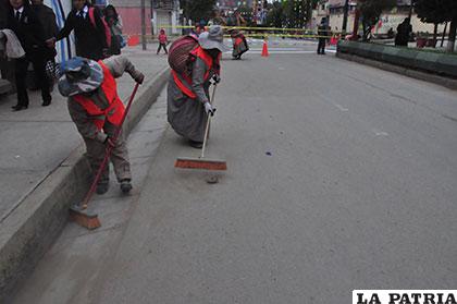 Trabajadores del Municipio, realizaron la limpieza de los lugares que serán parte de Tentaciones