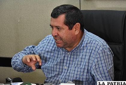 Rafael Alarcón, ministro de Energías de Bolivia /APG