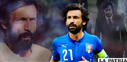 Andrea Pirlo fue goleador de la selección italiana