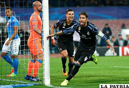 Doblete de Sergio Ramos para la victoria del Real Madrid