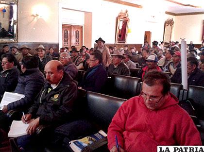 Análisis y debate en la evaluación del D.S. 0335, ayer