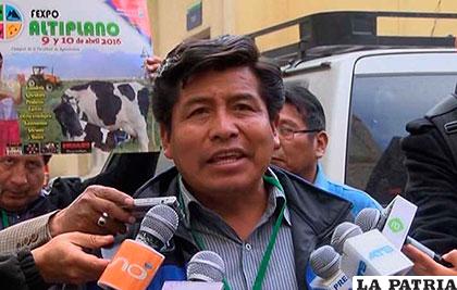 Martín Feliciano Choque, alcalde del municipio de Challapata /Boliviatv