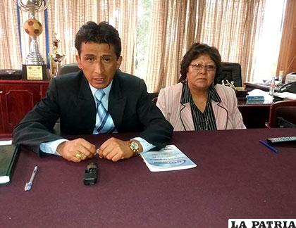 Hjalmar Portillo y Sonia Saavedra, presidentes del Consejo de Administración y Vigilancia, respectivamente /Archivo