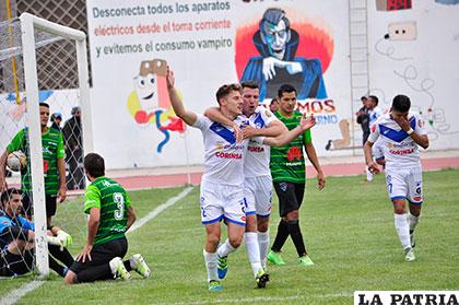 Fue empate 2-2 la última vez que jugaron en Oruro el 16/10/2016