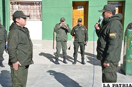 La posesión del nuevo subcomandante de Oruro, coronel Gustavo Garnica