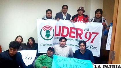 Trabajadores de la radio Líder de El Alto se mantienen en emergencia