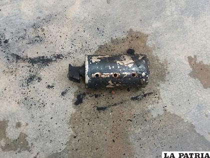 La granada de gas que se activó por accidente