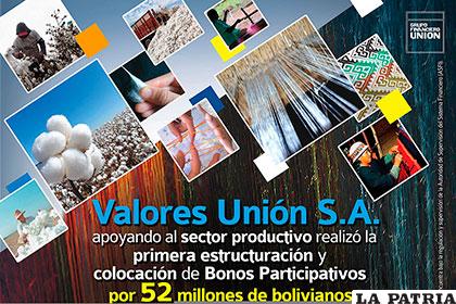 El grupo Financiero Unión apoya al sector textil /UNION