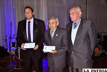 Freddy Cossío, Armando Escóbar y Nicolás Pidcova