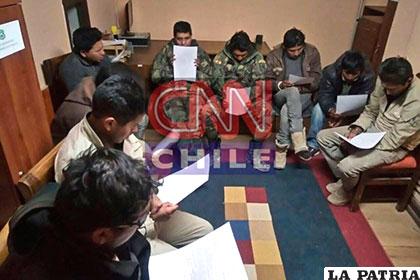 Bolivianos detenidos en Colchane-Chile /CNN CHILE