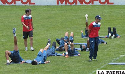 Mientras tanto continúa el entrenamiento al mando de Beñat San José /APG
