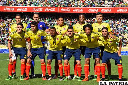 La selección colombiana que venció en La Paz en la ida /APG