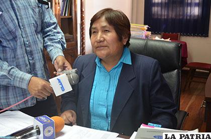 La fiscal Portillo brindó la información