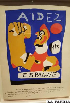 Miró también se hizo famoso por sus afiches
