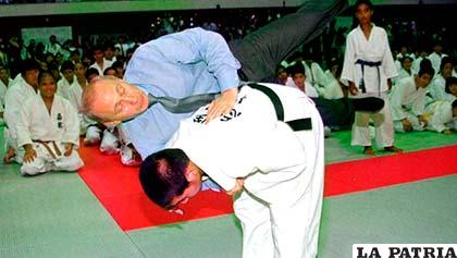 Aunque el judo ya no era de su preferencia nunca dejó de practicarlo
