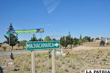 Machacamarca está distante a 32 Km. de la ciudad de Oruro /Archivo