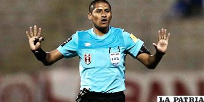 Michael Espinoza, árbitro peruano /depor.com